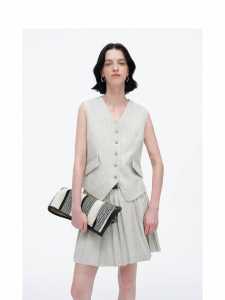 Short Casual Vest Sleeveless Blazer