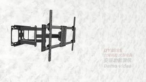 AVL DY888S  Ultra Heavy Duty TV Bracket  for TV from 55" to 90" Dual ARM Wall mounted TV bracket  for all TV brand  VESA 800 x 600 mm Max  Bracket for Professional Use Suitable   Commercial and Residental