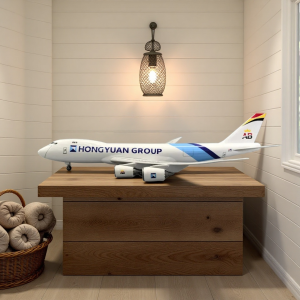 Mô Hình Máy Bay Bằng Nhựa Đúc Tỷ Lệ 1/150 Kích Thước 47CM Mô Hình Máy Bay Vận Tải Hàng Hóa Bỉ 747-8F Dùng Để Trang Trí Trưng Bày Đồ Chơi.