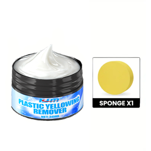 KJM 30ml Yellowing Plastic Remover Cream Powerful Oxidation Cleaner for Air Conditioners Toilet Seats Piano Keys & Old Plastics