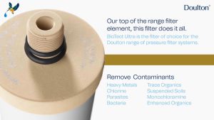 ✅ Doulton BioTect Ultra BTU 2505 SI | Advanced Ceramic Water Filter | Removes Bacteria Heavy Metals & Chlorine | Scale Inhibition | NSF & WRAS Certified