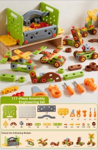 TonGJishi | Assembly Toy Repair Tool Kit for Kids