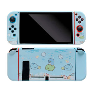 เคสสำหรับ Nintendo Switch/switch OLED Soft TPU Split Protective Case Cover Cartoon Anti-Scratch Casing Nintendo Switch/switch OLED Case