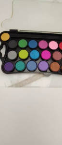 Sunny Water Color 24 Colors Quick Dry Palette with Brush