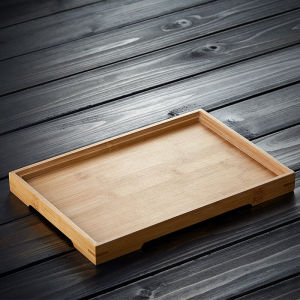 Bamboo Tea Tray Small For Home Bamboo Rectangular Minimalist Tea Table Large Kung Fu Tea Set Solid Wood Tea Pitcher Tray