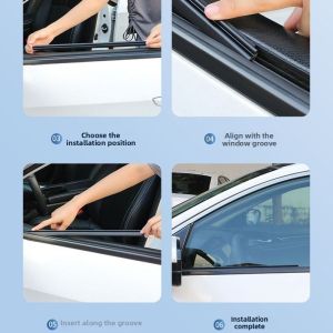 Easy Install New Upgrade Side Window Wipers