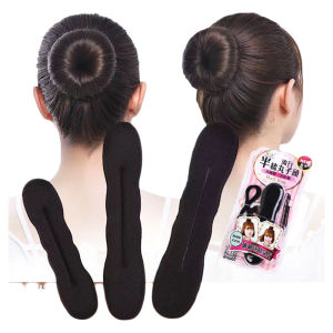 เครื่องประดับผมแบบใหม่สำหรับเด็ก หมวกทรงลูกบอล หมวกทรงลูกบอลครึ่งดอกไม้ อุปกรณ์สำหรับทำผมแบบง่ายๆ ที่ไม่ต้องใช้ความร้อน