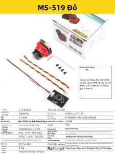 Camera FPV MS 1800TVL có kính lọc độ nét cao dùng cho drone đua và freestyle