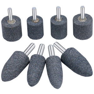 4PCS Metal Grinding Stone Set Polishing Sanding Rust Removal Deburring Grinding Wheel Sandpaper 1/4” (6mm) Shank For Rotary Tool