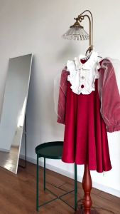 【พร้อมส่ง】「สินค้าลิขสิทธิ์แท้」IRIS KIDS l IKD24009 Christmas Edition Dress เสื้อผ้าเด็ก ชุดเดรส ชุดคริสต์มาส ชุดเดรสเด็กผู้หญิง สไตล์เจ้าหญิง ใส่ออกงาน ใส่สบายไม่ระคายเคือง