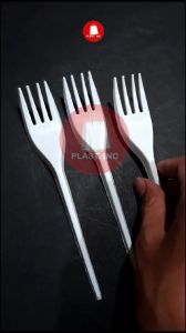 (1 PACK) SENDOK MAKAN & GARPU PLASTIK ISI 25PCS KUAT TERMURAH!!!