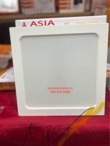 Đèn Ốp trần nhựa vuông vỏ trắng DOB 6w12w24w Asia