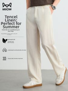 MiiOW | Summer Thin Loose Straight Trousers Men Pants