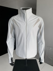 LIUBU | Gray Breathable Mesh Stand Collar Lightweight Sport Jacket