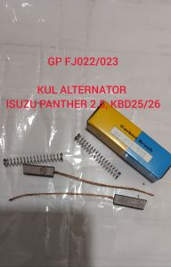 KUL ALTERNATOR MOBIL ISUZU PANTHER 2.5 KBD 25/26 CARBON BRUSH ARANG DINAMO JALAN SPULL ARANG DINAMO AMPER GP FJ-022/023