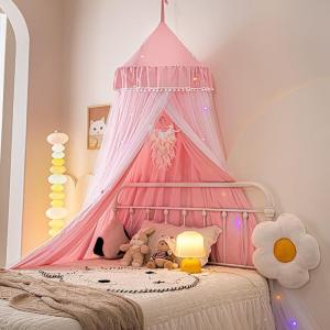 Princess Style Curtained Single Door Canopy