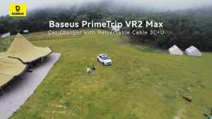 หัวชาร์จ สายชาร์จในรถ Baseus ที่ชาร์จในรถ type C 60W รองรับ PDQCSCP Fast Charging ที่ชาร์จในรถยนต์