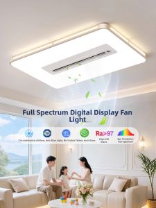 smeou | Bladeless Full Spectrum Eye-care Ceiling Fan