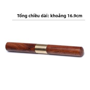 CANGHUTIANXIA | Dao Trà cho Bộ Trà Bóc Tách Phụ Kiện Trà Dụng Cụ Gỗ Mun Đen Handmade