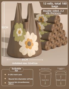 ReeDoon | Extra Thick Garbage Bags for Home and Commercial Use Black