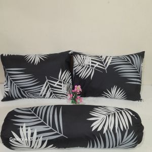 Sarung Bantal Set 3 in 1 polos tak pake Rempel motif