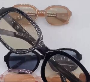 【GIAUSA】Vintage Shades Sunglasses for Men Sun Protection Nylon Lenses Anti UV Anti Rad Fashion Korean Ladies Eyewear Square Polarized Shades for Men Party Hip Hop Y2K Summer Driving Outdoor S28