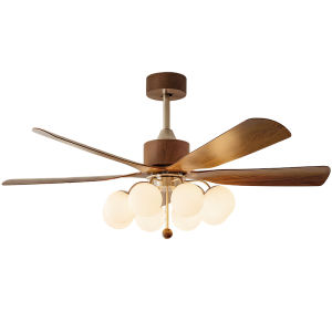 FANCY LAMP CLUB | Eye-Protecting Full Spectrum Ceiling Fan Light for Living Room