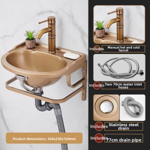 CUNGSA | Stainless Steel Wall-Mounted Washbasin