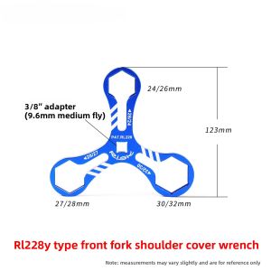 Bike Fork Cap Wrench for Suntour XCM XCR XCT RST Suspension Top Cover Removal Tool