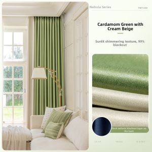 Galaxy Color Collision Stencil Light Blocking Curtains
