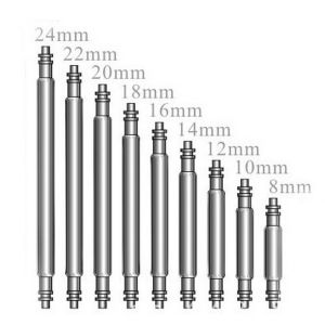 12pcs Diameter 1.5mm Watch Band Spring Bars Strap Link Pins Repair Watchmaker Link Top Quality 10mm 12mm 14mm 16mm 18mm 20mm 22m