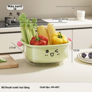 CHUMX | Rổ Lọc Đa Năng Nhà Bếp Chậu Rửa Rau Đĩa Trái Cây Dùng Cho Bàn Cà Phê Phòng Khách