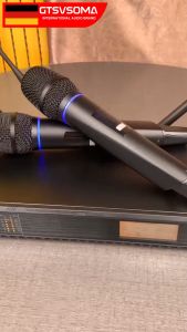 True ความหลากหลาย UHF 2/4 เสาอากาศไมโครโฟนคุณภาพสูงไมโครโฟนไร้สายไมโครโฟนร้องเพลงไมโครโฟนคาราโอเกะการรับระยะทางไกลไมโครโฟนไร้สายระดับมืออาชีพอุปกรณ์เครื่องเสียงภายในบ้านเสียงที่ชัดเจนและดังไมโครโฟนไร้สาย SKM9000-black/golden/AD2D/AD4D/VM500/KT8/UR24D/KM10