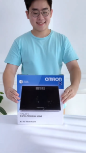 Omron HN-289 Weight Scale Black - Timbangan Berat Badan Digital