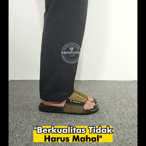 BOSSTEP FOOTWEAR VIPER – Sandal Selop Slide Slip On Pria Black XT05