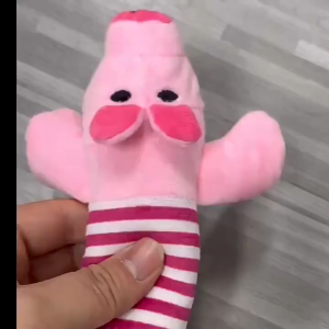 Long Body Squeaker Soft Pet Toy Pillow Dog Toys Cat Toys Bite Chewy Mainan Main Pet Squeeze Toy