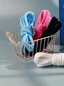 1Pair Round Shoelaces for Shoes 10mm Thick Shoelace Running Sneakers Laces 100/120/140/160CM Quality Rope Shoe laces