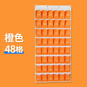 Classroom Mobile Phone Receiver Card Storage Bag Wall Hanging Organizer Bag for Kindergarten And School Miscellaneous Items Storage