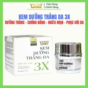 KEM 3X PHƯƠNG ANH Dưỡng Trắng Chống Nắng YODY WHITE Cấp Ẩm Ngừa Mụn Nám Tàn Nhang Mẫu Mới 2024