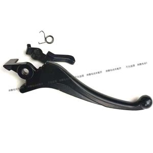 Electric Tricycle Brake Lever Parking Function Hand Brake Aluminum Alloy Bull Horn Full Stop Vehicle Accessories