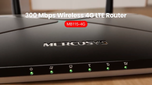 Mercusys MB115-4G Router LTE 4G 300Mbps WiFi SIM Plug & Play Internet Rumah (Powered by TP-Link) Unlimited Modifed