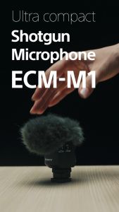 Sony ECM-M1 Shotgun Microphone Sony ECMM1 Mic Mikrofon Kamera JPC KEMANG GARANSI RESMI