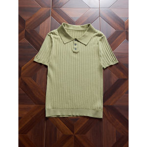 ZHUOCAN | Stripe Lightweight Cool POLO Shirt
