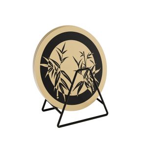 UARA round Mat for Cups And Plates Water Absorbent Heat Insulation Pad Chinese Style Dining Table Mat Home Office Use