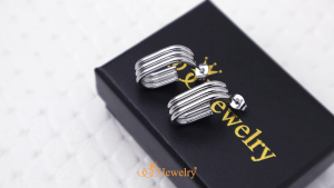 555jewelry ต่างหูแฟชั่น สแตนเลสสตีล แท้ ดีไซน์ก้านเสียบ เรียบเก๋สไตล์ Minimal รุ่น MNC-ER1716