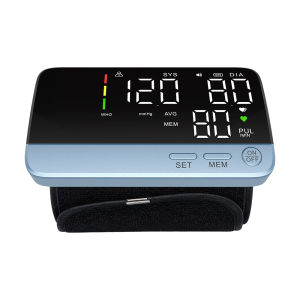 JINGLANG | JUSTLANG Rechargeable ALL-IN-ONE Blood Pressure Monitor LED 22-36CM Cuff Digital Tensometer with Heart Rate & Storage Bag