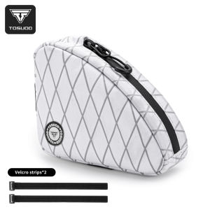 TOSUOD | TOSUOD Bicycle Bag Cycling Top Front Tube Frame Bag MTB Road Bicycle Tool Pouch Bag Bike Accessories