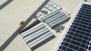 6pcs Solar Panel Mounting Brackets Mid End Clamps Rails Kit Solar Panel Accessories For Home Roof