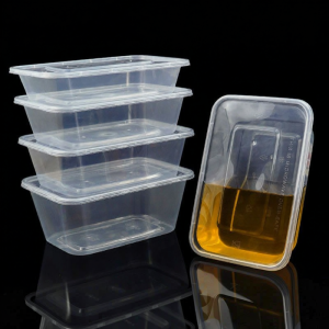 Transparent Preservation Plastic Takeaway Box Thickened with Lid
