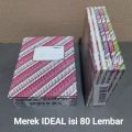 1 Pak Buku Tulis Kwarto 100 & 80 Lembar isi 5 Pcs COVER TEBAL. 